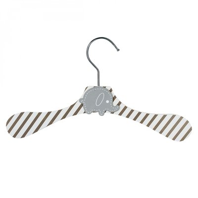 Lot de 10 cintres en bois pour enfant MONSIEUR BEBE