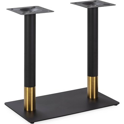 Pied de table métal doré  finition brossée design élégant RECOLLECTION