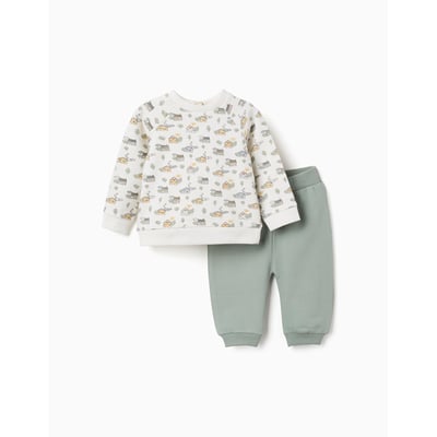 Ensemble en coton peigné avec motif maison et arbre ZIPPY