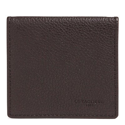 Porte monnaie boîte Charles en cuir grainé LE TANNEUR