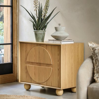 Garner Curve Oak Sideboard SO'HOME
