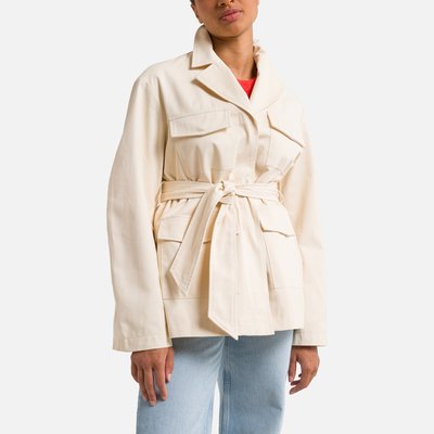 Cotton Straight Utility Jacket SAMSOE AND SAMSOE