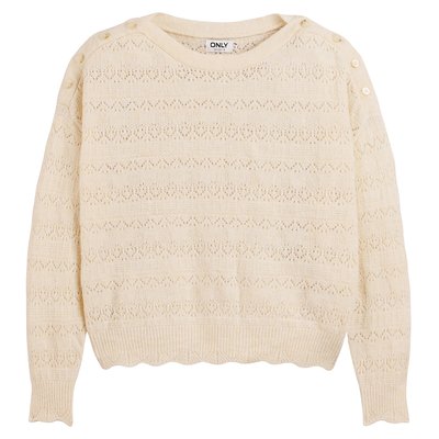 Maglione in fine maglia, dettagli di bottoni ONLY