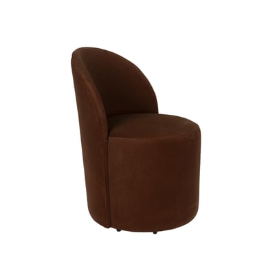 Fauteuil design en polyester, seventies, PLUSH ZUIVER
