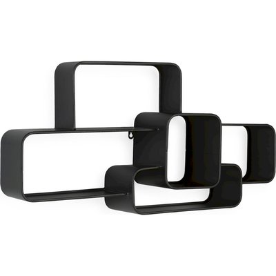 Étagère murale métal  design moderne pour salon ou bureau RECOLLECTION