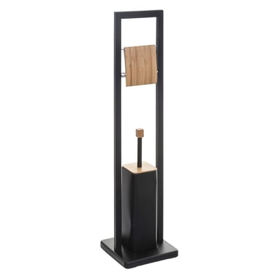 Dérouleur Wc Avec Brosse Natureo Noir ATMOSPHERA