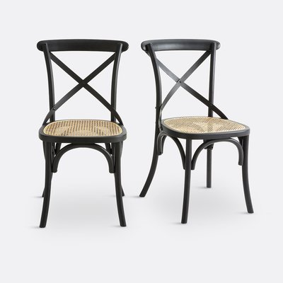 Set van 2 stoelen, hout en riet Cedak LA REDOUTE INTERIEURS
