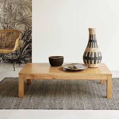 Table basse en bois massif 140 cm  TILO BERAH GETAH