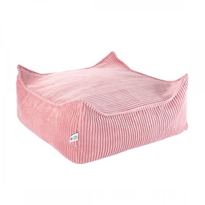 Pouf enfant carré velours côtelé OTTO WIGIWAMA