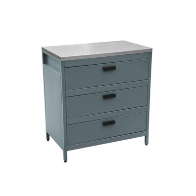 Module de cuisine extérieure acier 3 tiroirs L80cm NAXOS SWEEEK