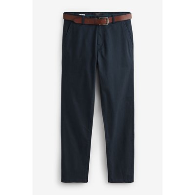 Pantalon chino coupe droite avec ceinture NEXT