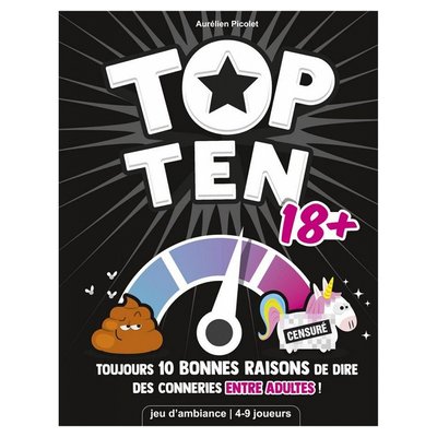 jeux d ambiance Top ten 18+ ASMODEE
