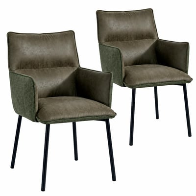 Chaise de table avec accoudoirs (lot de 2) KERALA PIER IMPORT