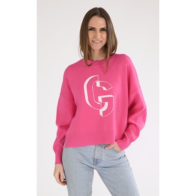 Pull en maille jacquard col rond NATALIA GERTRUDE