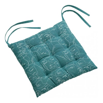 Galette de chaise matelassee Nymphea EDEN