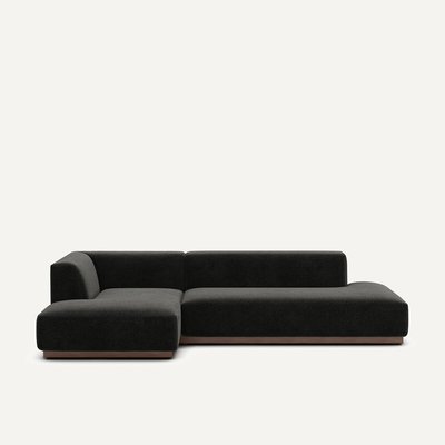 Linker hoekbank XL chenille fluweel, Jacopo AM.PM