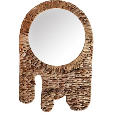 Miroir Boho Chic   Paja Natural Last deco RECOLLECTION