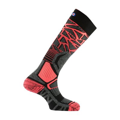 Mi-bas Ski tricot 3D en laine et soie haute performance THYO