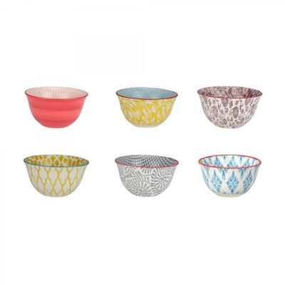 Lot de 6 petits bols design 1, SABAE ARD TIME