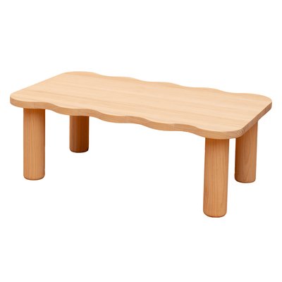 Table basse en pin massif verni PALAMOS NAAN FURNITURE