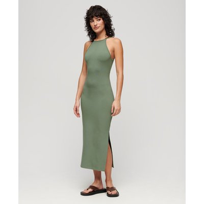 Robe mi-longue en jersey avec dos en dentelle SUPERDRY