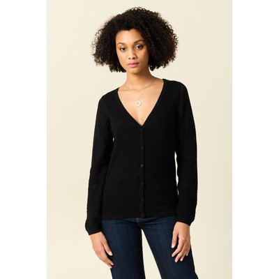 Gilet manches longues boutonné BONOBO