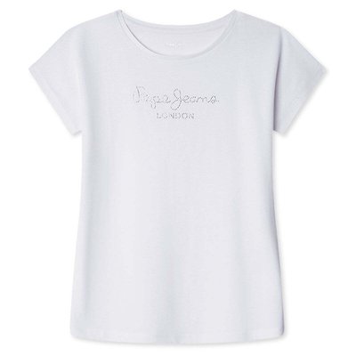 T-Shirt Coupe Regular À Logo En Strass PEPE JEANS