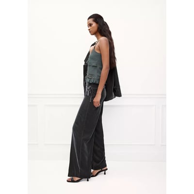 Pantalon droit en velours MANGO TEEN