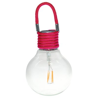 Grosse ampoule design LED couleur Framboise WATT ET HOME