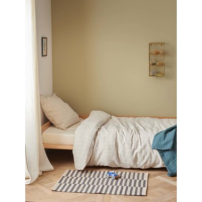 Housse de couette enfant gaze de coton "CARREAUX" CYRILLUS