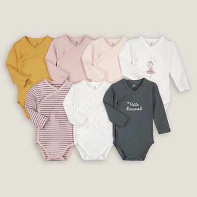 Комплект из семи боди для новорожденных с длинными рукавами LA REDOUTE COLLECTIONS