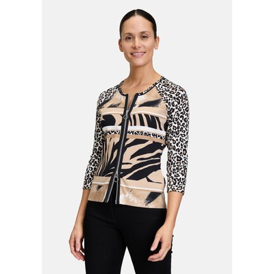 Cardigan façon t-shirt de texture côtelée BETTY BARCLAY