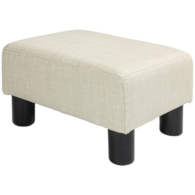 Repose-pieds Polyester Beige HOMCOM