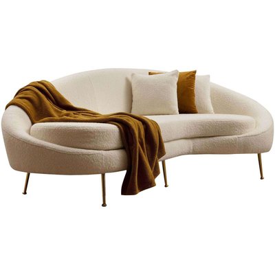 Canapé en tissu bouclette 3 places Eses HANAH HOME