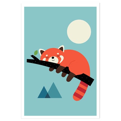 Affiche enfant c'est l'heure de la sieste HEXOA
