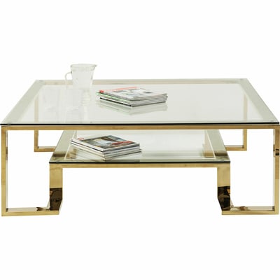 Table basse Gold Rush 120x120 KARE DESIGN