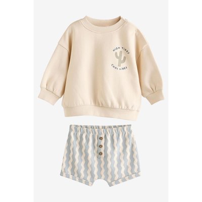 Sweat et short bébé ensemble NEXT