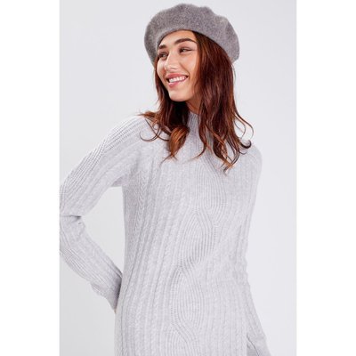Robe pull droite col montant CACHE CACHE
