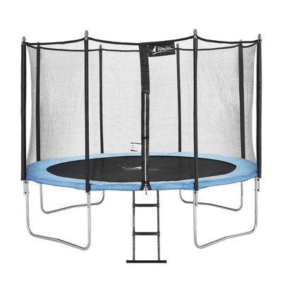 Kangui - Trampoline de jardin 366 cm + filet de sécurité + échelle | Normes EU | Montage facile KANGUI