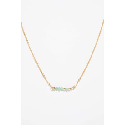 Collier court théa - Emeraude YAY PARIS