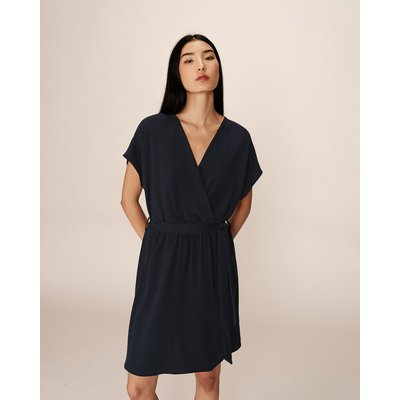 Robe courte ceinturée à manches courtes PAPAYE GRACE & MILA