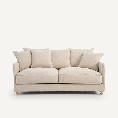 Canapé compact convertible bouclette, Lazare AM.PM
