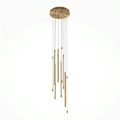 Lustre 9 lampes LED en cascade SALEM PIER IMPORT