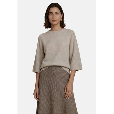 Pull-over en maille à manches chauve-souris ZERO