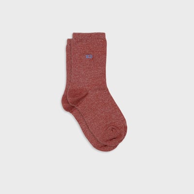 Chaussettes pailletées en coton peigné UNIES BILLYBELT