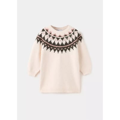 Robe en maille jacquard MANGO BABY