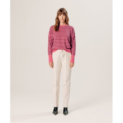 Pull large rayé en cachemire RODIER