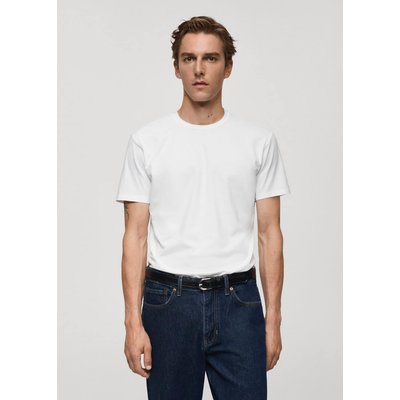 T-shirt coton stretch MANGO MAN
