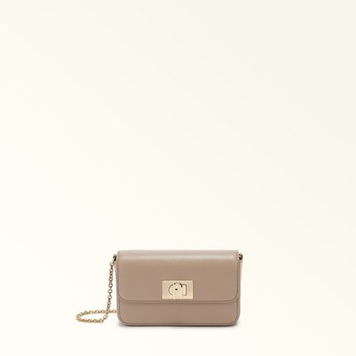 Carteira com alça a tiracolo, em pele, 1927 MINI FURLA