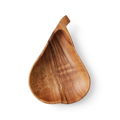 Bol bois sculpté acacia poire HKLIVING